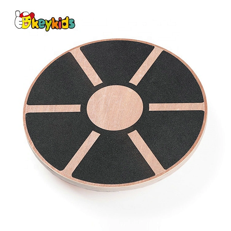Customize balance exercise wooden kids rocker board for wholesale W01D045