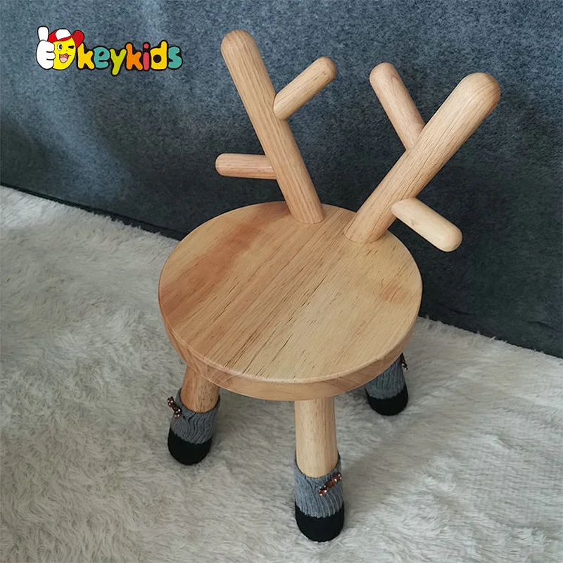 2021 New design mini wooden chair for kids  W08G313