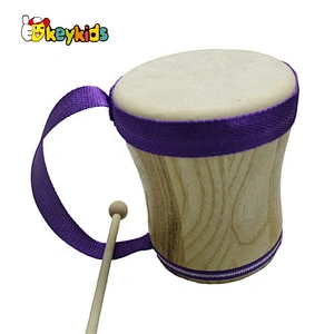 Newest educational  wooden drum toy for kids  W07J053