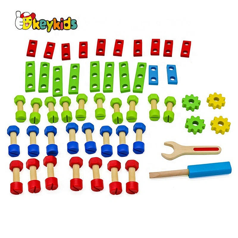New educational play set wooden kids toy tools with customize W03D082