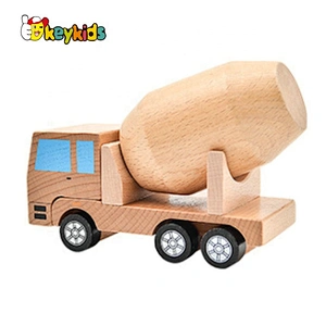 2020 New arrived mini wooden toy construction cars for kids W04A467
