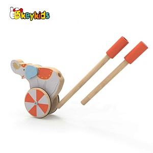 New design preschool wooden push walker toy for baby W05A029