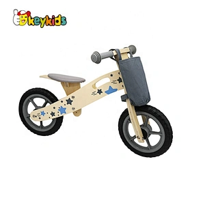 OEM customize 2 in 1 push wooden toy bike for kids W16C312A