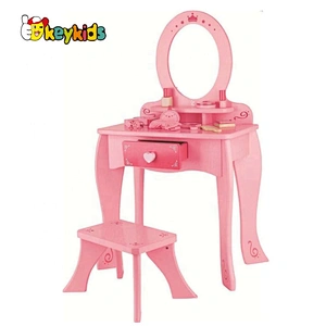 top fashion kids wooden dressing table with mirror W08H121