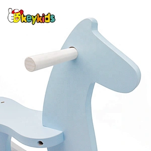 2019 Top Sale Kids Lovely Wooden Rocking Horse Toy For Wholesale W16D118