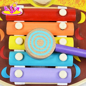 Promotion colorful wooden baby toy instruments for education W07A125