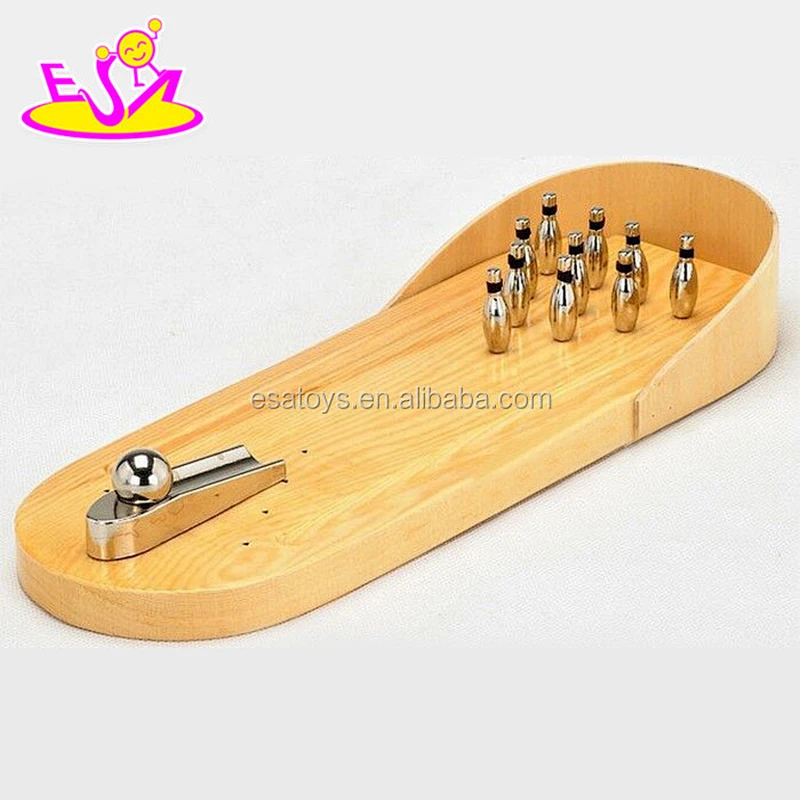 new arrival kids pretend play wood bowling for indoor W01A155