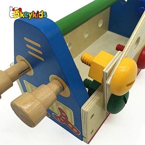 Top sale children garden wooden toy tool kit for pretend play W03D122