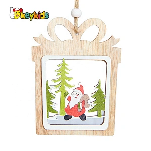 Most popular wooden christmas star lights for decorations W09D099