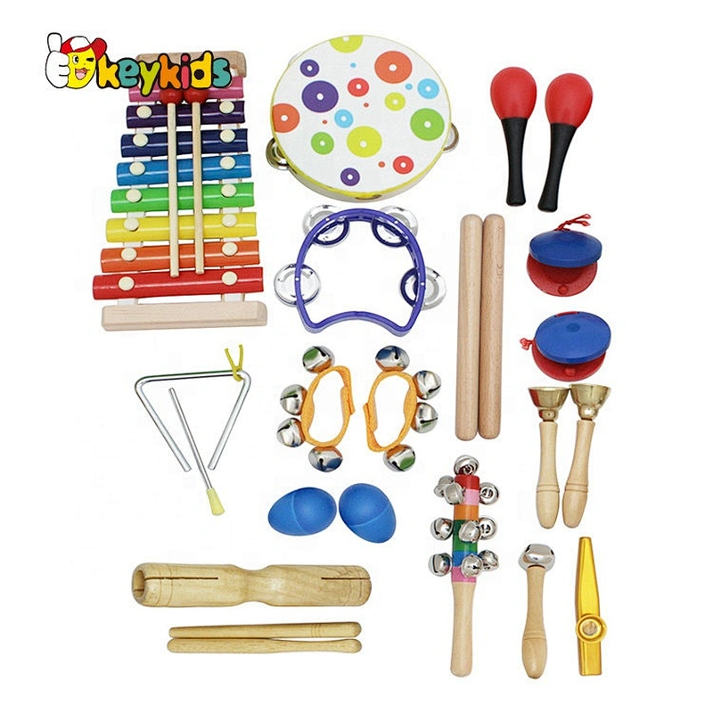 wholesale 19PCS wooden musical toys for kids W07A166