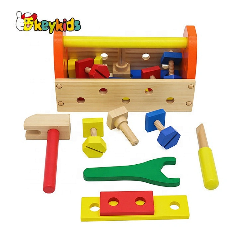 Customize educational wooden toy toolbox for kids W03D135