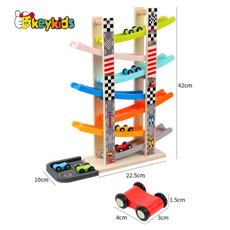 Hot Sale Educational Wooden Ramps Racer Toy For Kids W04E099