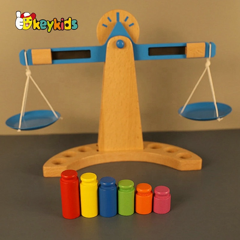2021 Hot selling early educational toys wooden block balance game for children W11F101