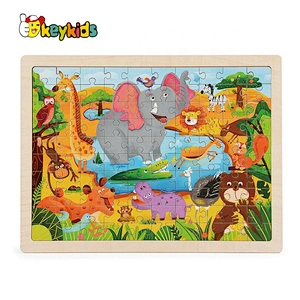 2019 Top sale 50PCS educational wooden building blocks for 1 year old W13A169