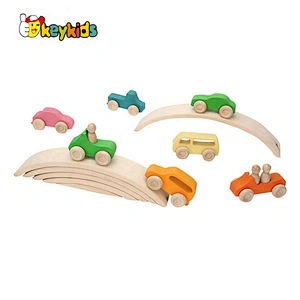 2021 New hottest Cute mini wooden toy car for kids W04A468