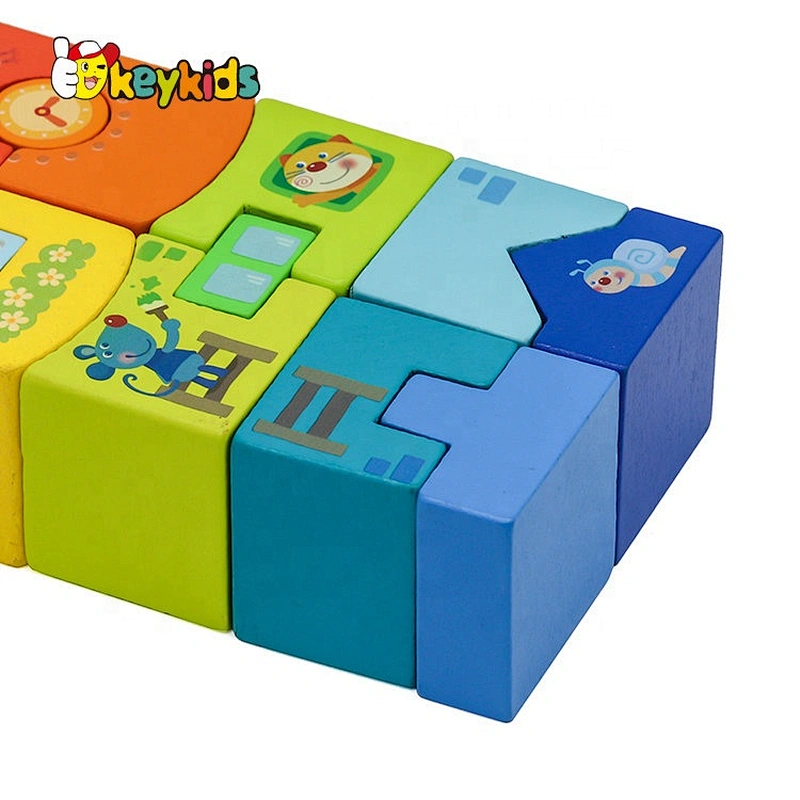 2021 Customize educational wooden nesting and stacking blocks for children W13A240