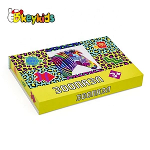 New hottest colorful animals wood block puzzle for children W14A189
