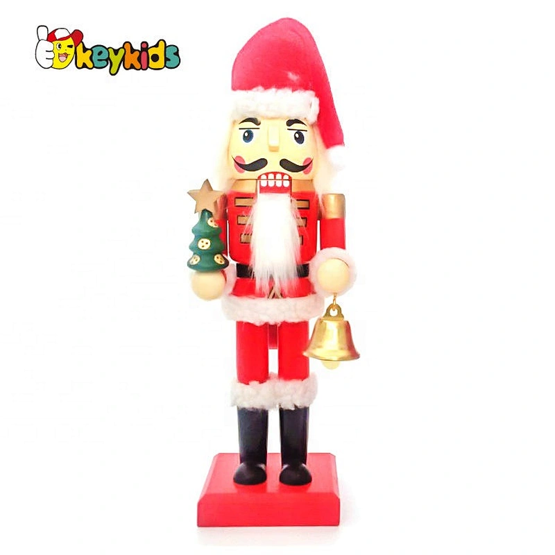 2019 Handcraft children wooden small nutcracker for wholesale W02A337