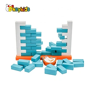 2019 Top sale kids brain puzzle wooden building blocks wall game for wholesale W13D215