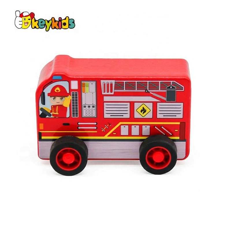 Customize mini wooden toy vehicles for children W04A476
