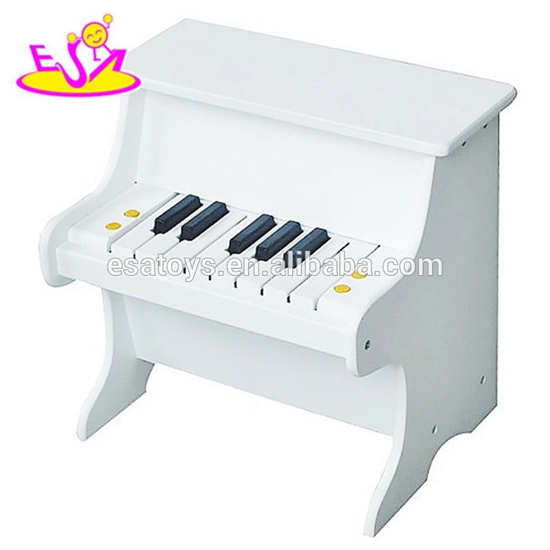 2020 White color wooden toy piano for kids,educational wooden toy children toy piano,wooden baby piano toy for sale W07C018