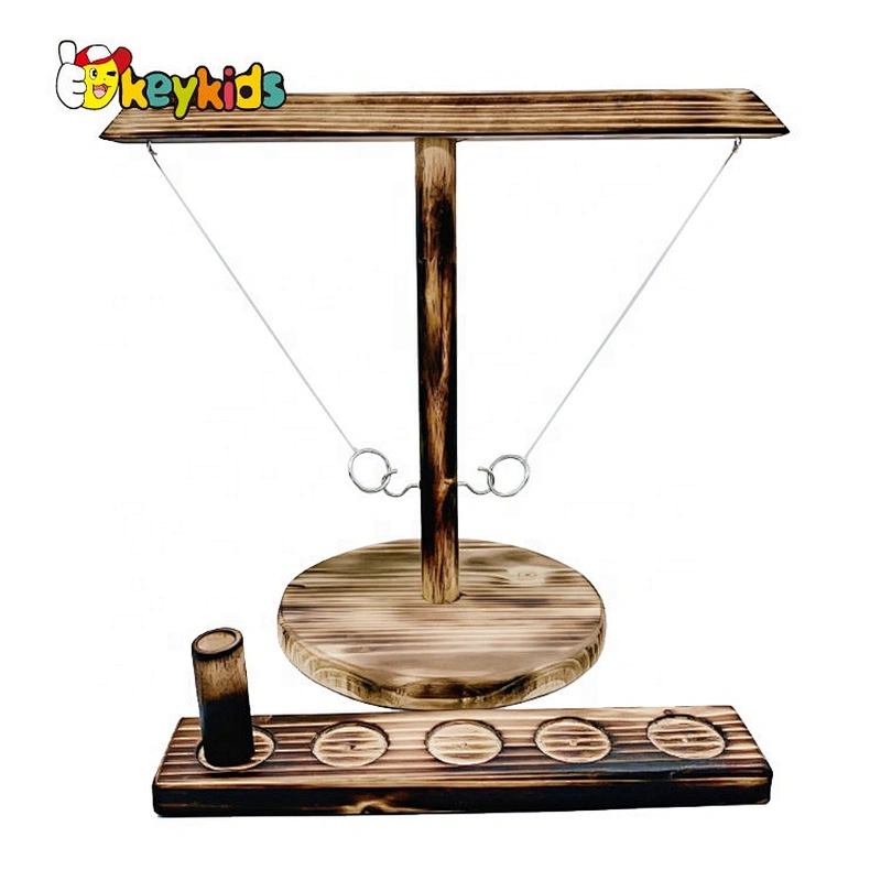 2021 New interesting wooden hook and ring toss battle game W01A422