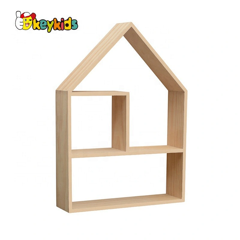 2020 High quality wall wooden floating bookshelves for room W08C314C