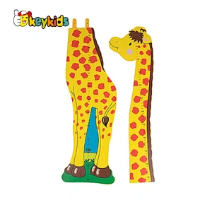 Customize growth wooden child height chart for wall W09C013