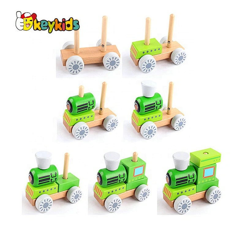 2021 New arrival best sale toddler wooden engineering vehicle W04A531