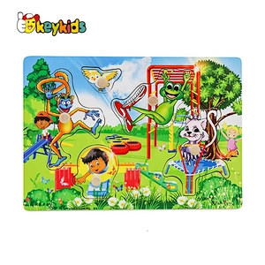 Educational Wooden Puzzles For Toddlers Human Anatomy Puzzle W12E055