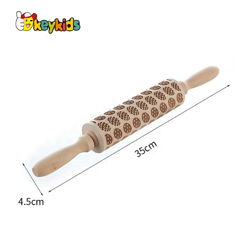 high quality natural wooden cooking spoon with handmade W02B043