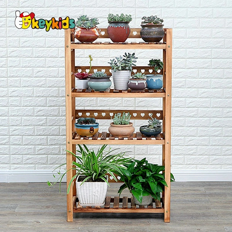hihg quality modern wooden plant stand with customize W08H106