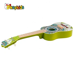 2020 Top sale small wooden toy guitar for kids W07H052