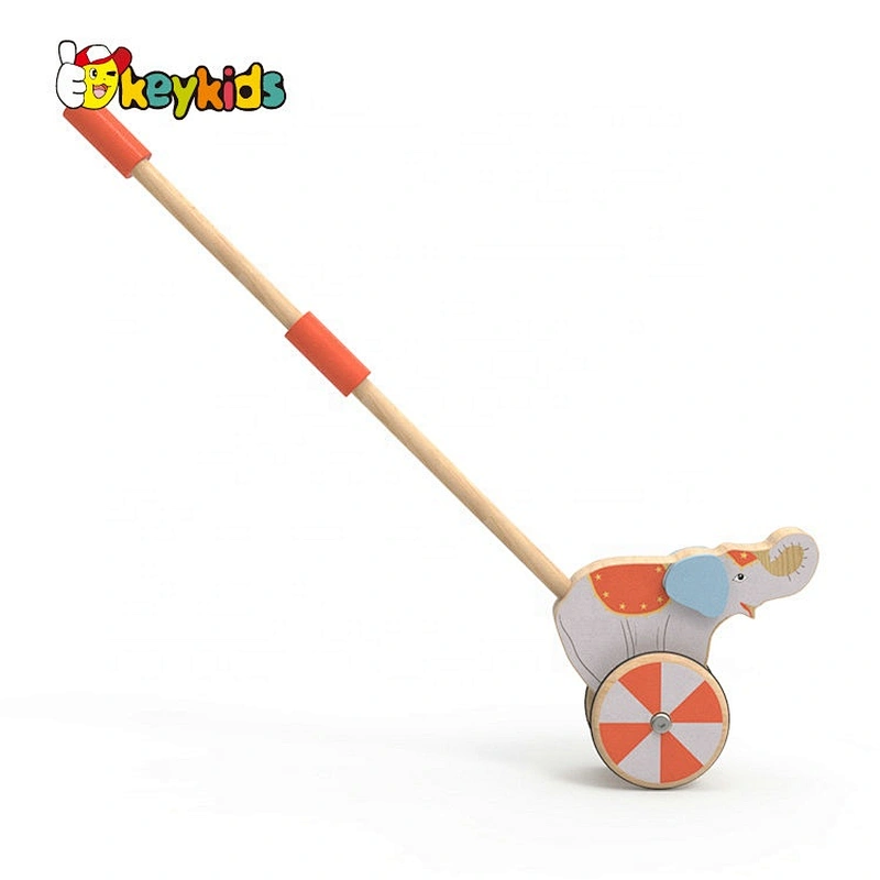 New design preschool wooden push walker toy for baby W05A029