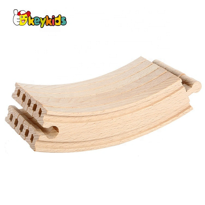 2020 New arrival preschool wooden train tracks toys for kids W04C194