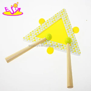New arrival kids wooden Musical Drum Toy, Music instrument wooden drum toy for Christmas W07J035