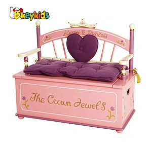 New hottest baby room organizer wooden toy organizer with lid W08C275