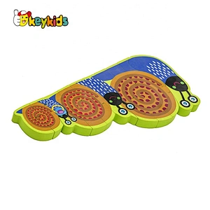 Customize cartoon wooden snail puzzle for kids W14D122