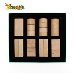 2021 Hot selling Montessori wooden knobless cylinders for children W14A249