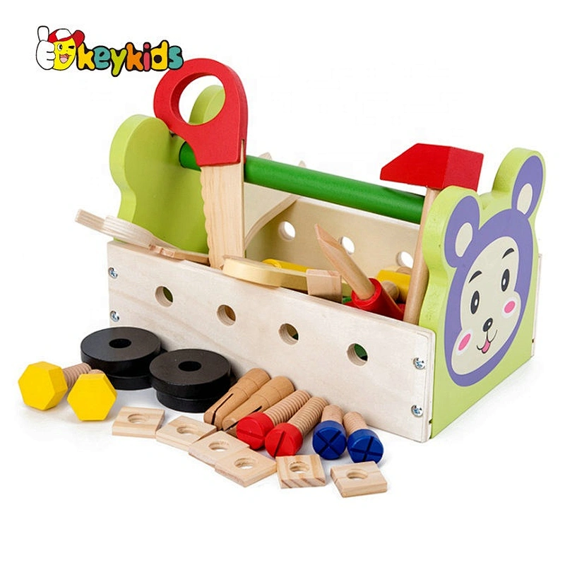 2020 New arrival educational wooden kids play tool belt for wholesale W03D130