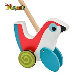 New hottest foldable wooden stand and push toy for baby W05A028