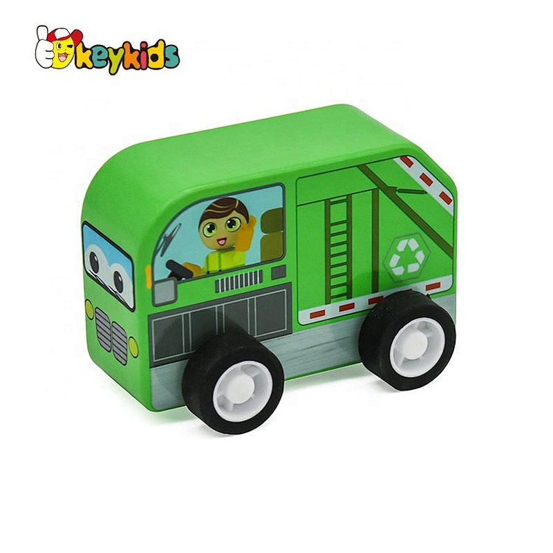 Customize mini wooden toy vehicles for children W04A476