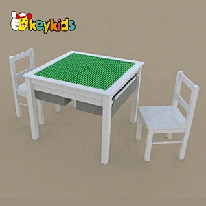 High quality multifunction wooden kids learning table for wholesale W08H304