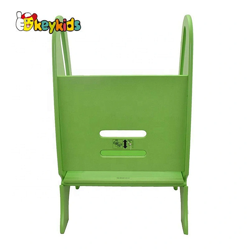 high quality 2 steps wooden kids step stool with customize W08G277B