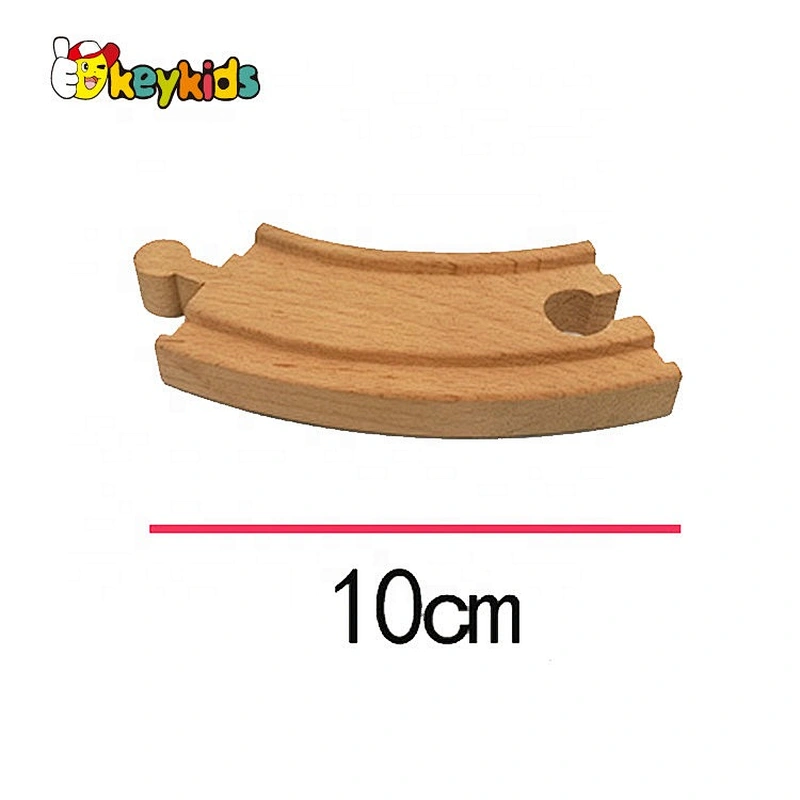 2019 New arrival 22 pieces diy wooden train tracks toys for kids W04C183