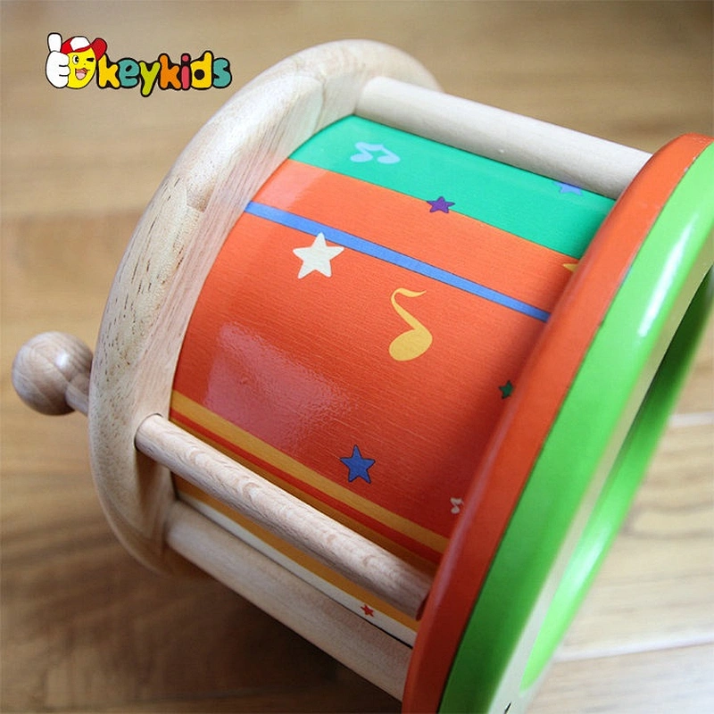 Creative Wooden Musical Toy Drum for preschool,Educational wooden toy musical instrument drum set W07J036