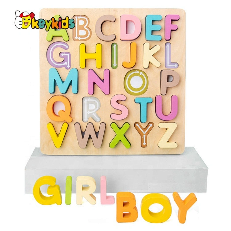 Customizable Wooden Alphabet Word And Number Puzzles For Toddlers W14B120