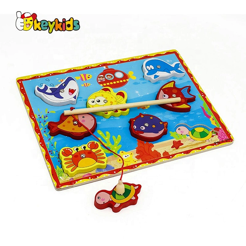 New hottest educational wooden sea life jigsaw puzzles for baby W14D076