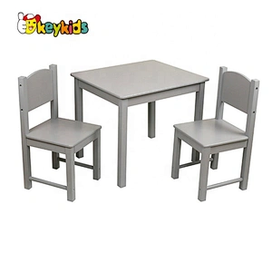 Customize pink wooden kids desk and chair for wholesale W08G301B