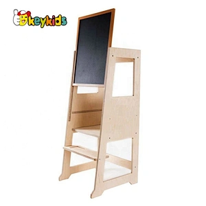 high quality kids wooden step stool with handle W08G278B